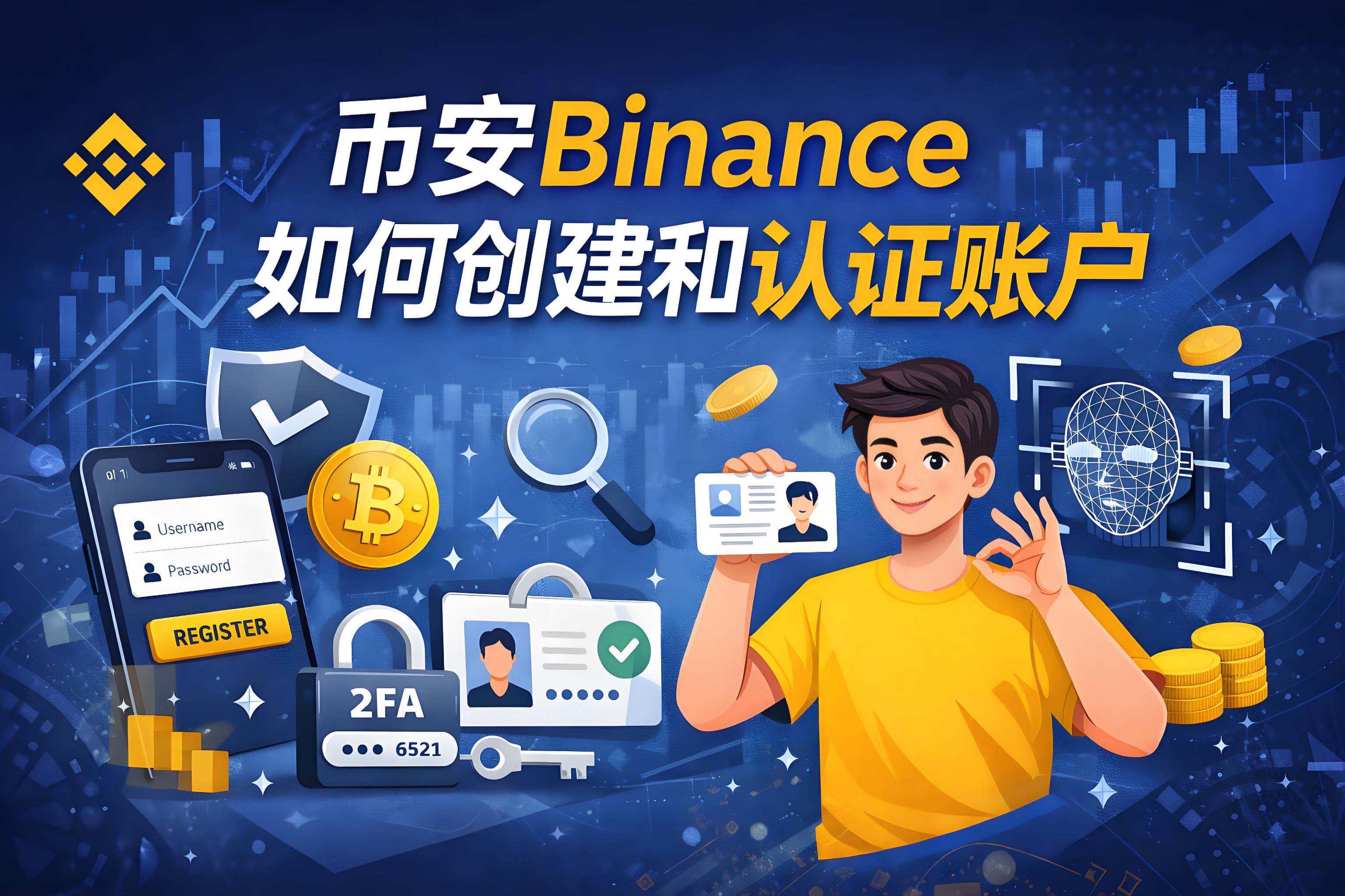 如何创建和认证币安Binance账户？